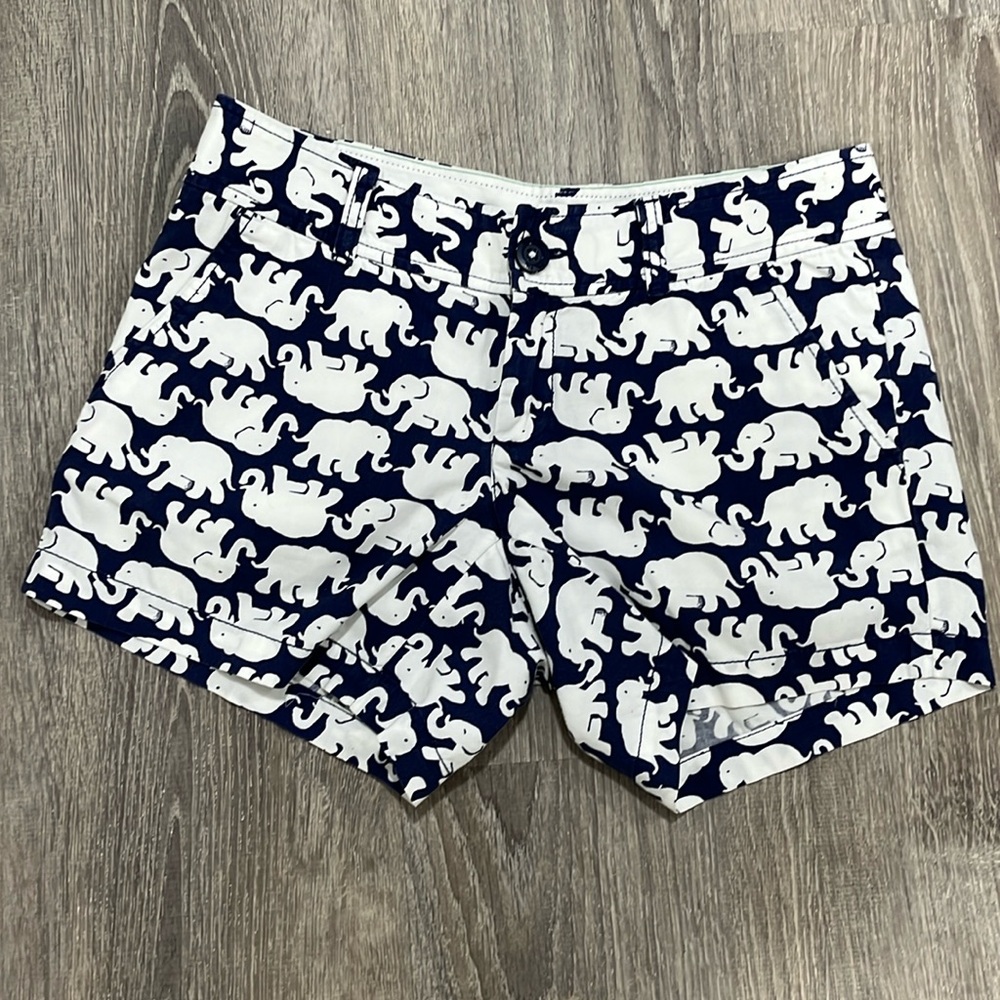 Lilly Pulitzer Callahan shorts elephant print size 2